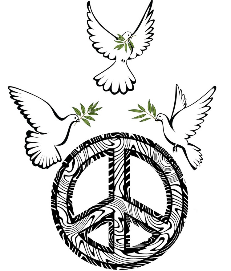 Peace Sign Vector Clipart