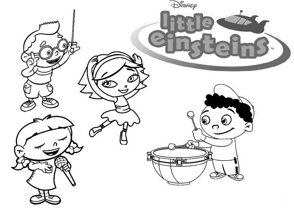 Printable Disney Little Einsteins Musical Coloring Pages