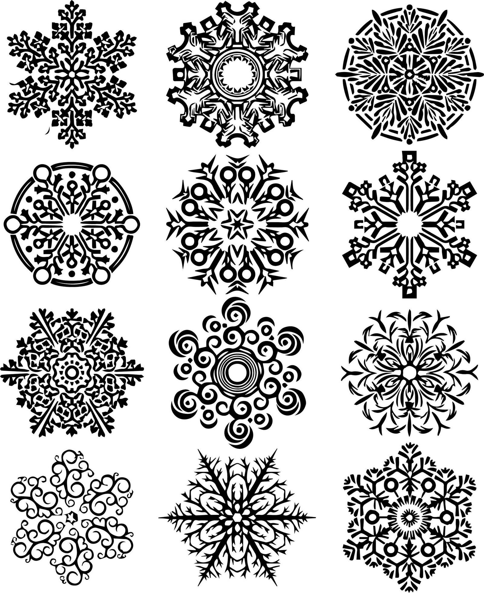 Snowflake Bead Coloring Page