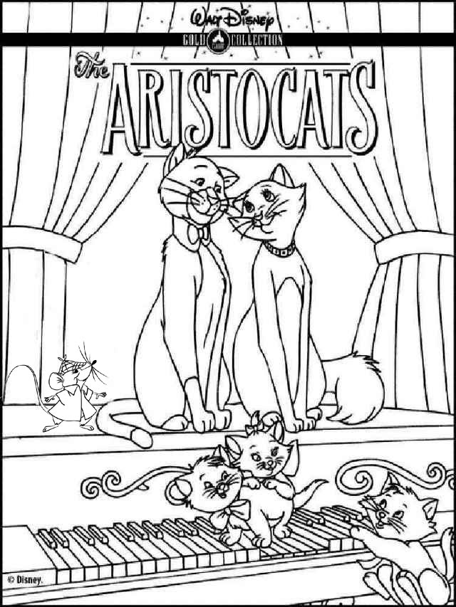 Aristocats Disney Coloring Pages