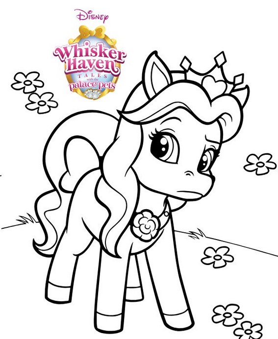 Petite Whisker Haven Coloring Page