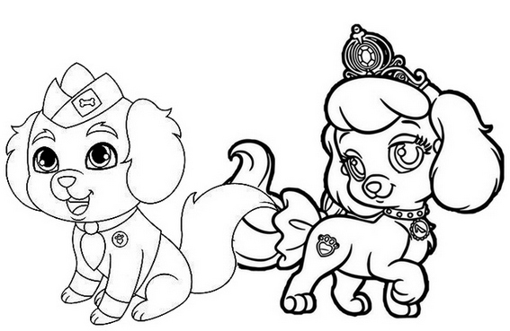 pumpkin pup puppy dog and critterzen whisker haven coloring page