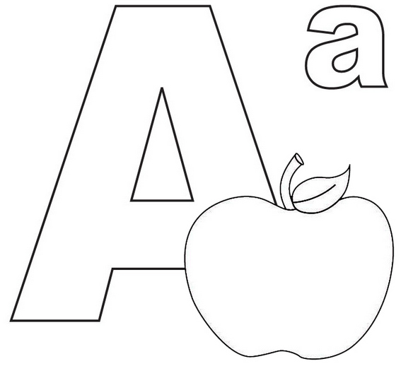 Top Ten Printable Letter A Coloring Pages For Kids Coloring Pages