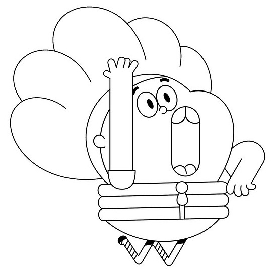 Babs from Pinky Malinky Coloring Page for Kids