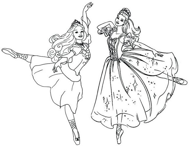 beautiful dance coloring page