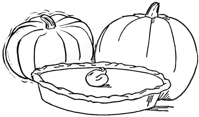 Six Fun Delicious Pie Coloring Pages for Kids Coloring Pages