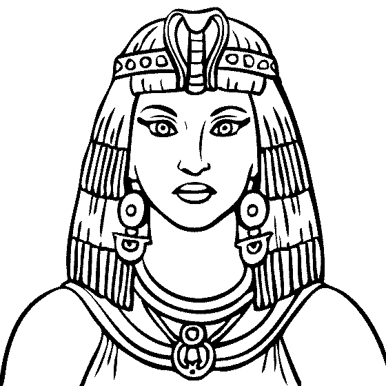 cleopatra-coloring-pages