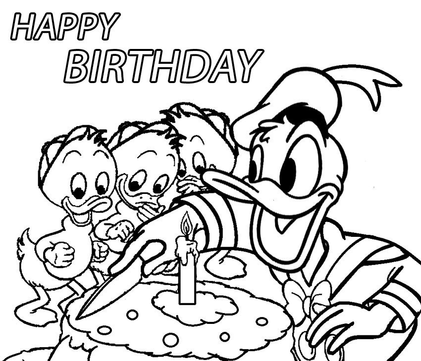 nephews-and-donald-duck-coloring-pages