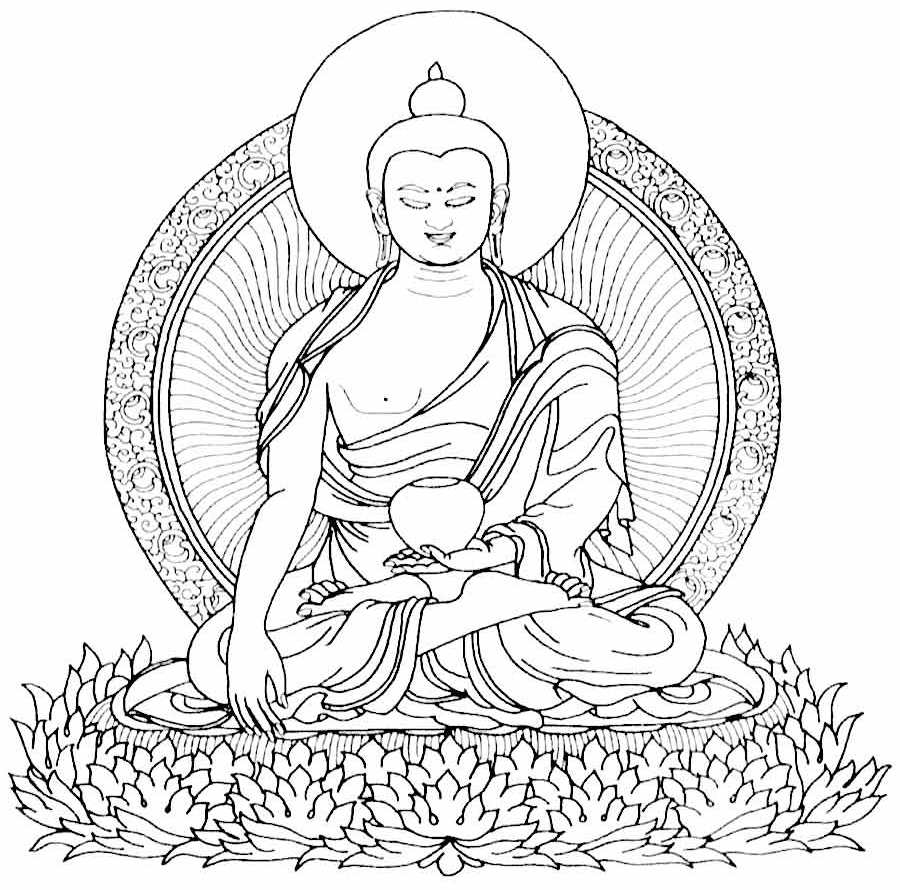 buddhism-coloring-pages