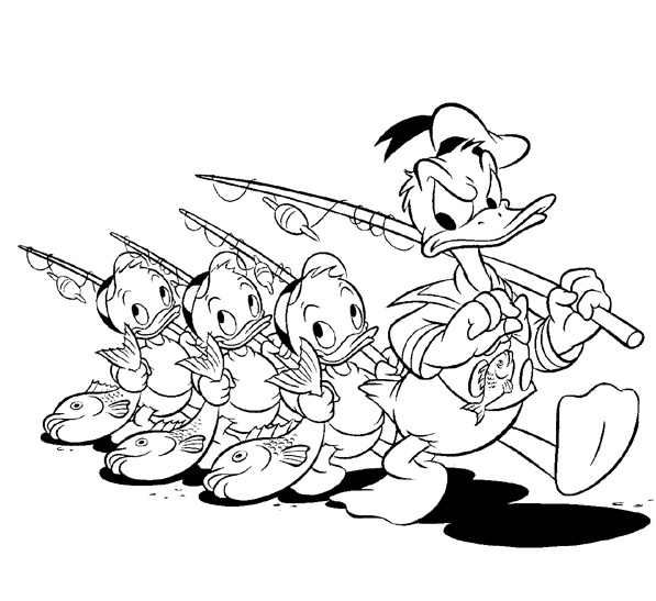 donald-duck-huey-dewey-and-louie-coloring-pages