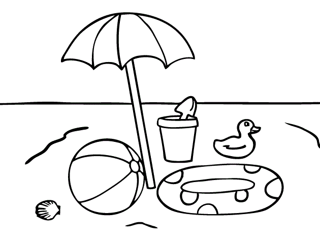 play-games-in-beach-coloring-pages