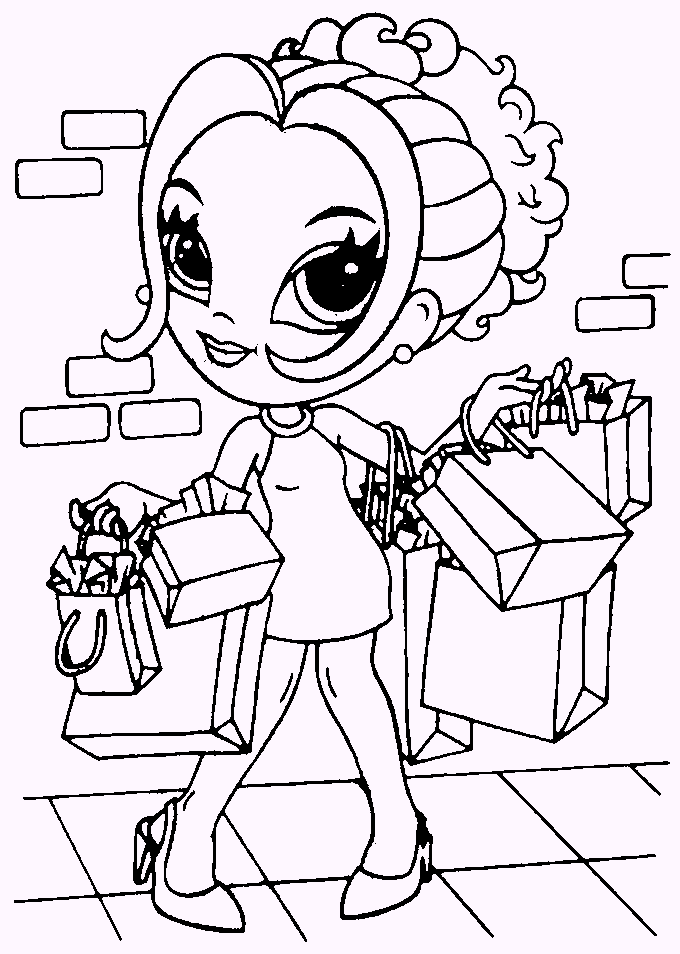 Glamour Lisa Frank Coloring Pages For Girls - Coloring Pages