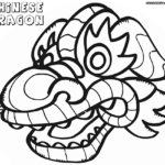 Chinese-Dragon-Mask-coloring-picture