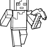 Minecraft Coloring Pages Alex