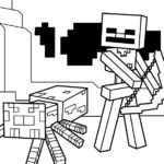 Minecraft Coloring Page Printable For Kids