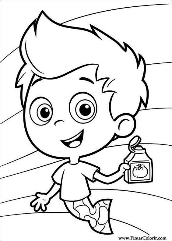 Bubble Guppies Nickelodeon Coloring Pages To Print And Drawing