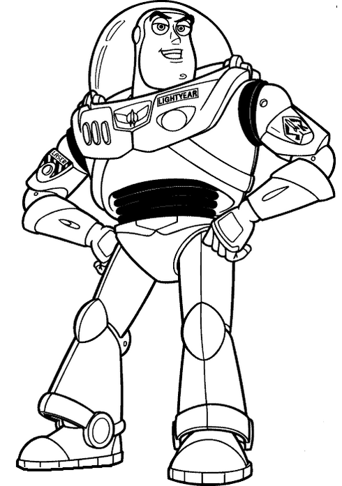 Buzz Light Year Coloring Page Printable