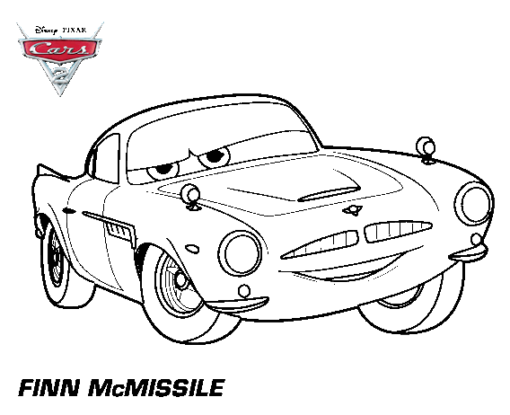 Finn Mcmissile Coloring Page Printable