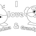 Grandparents Coloring Pages To Print
