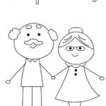 Happy Grandparents Day Coloring Pages