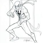 Iron Fist Coloring Pages Marvel Printable Coloring Sheet