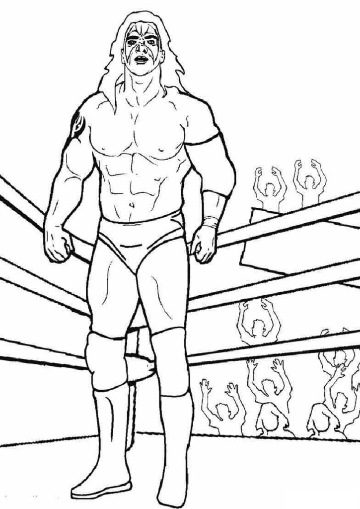 Collection Of Wwe Coloring Shee To Print