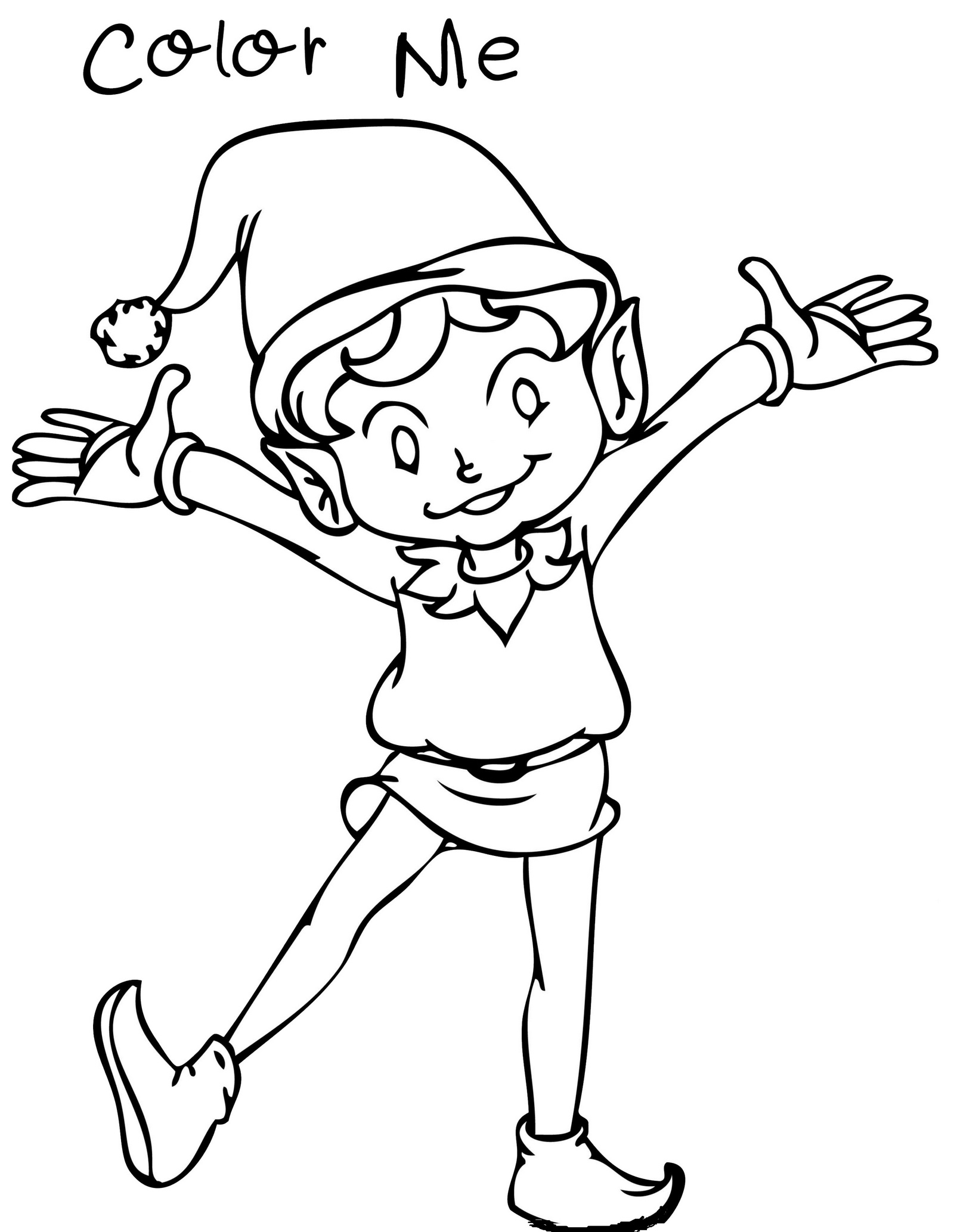 Elf on the Shelf Coloring Pages for Your Little Angles - Coloring Pages