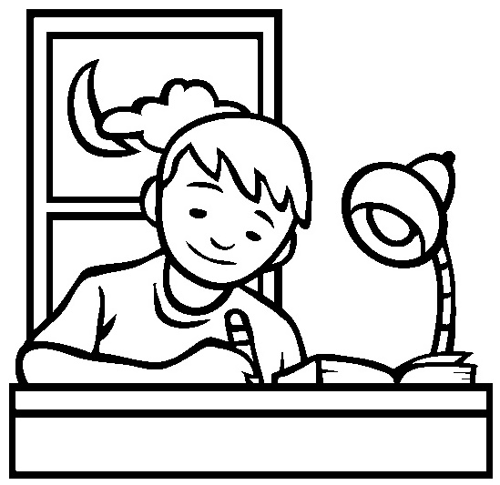 finsih homework perfectly coloring page
