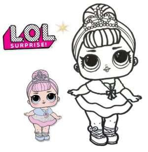 Fancy LOL Surprise Doll Coloring Sheet - Coloring Pages