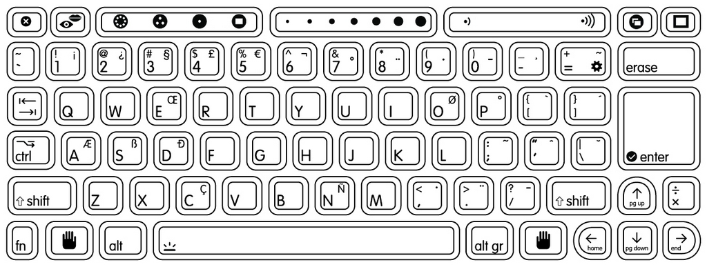 best computer keyboard coloring page