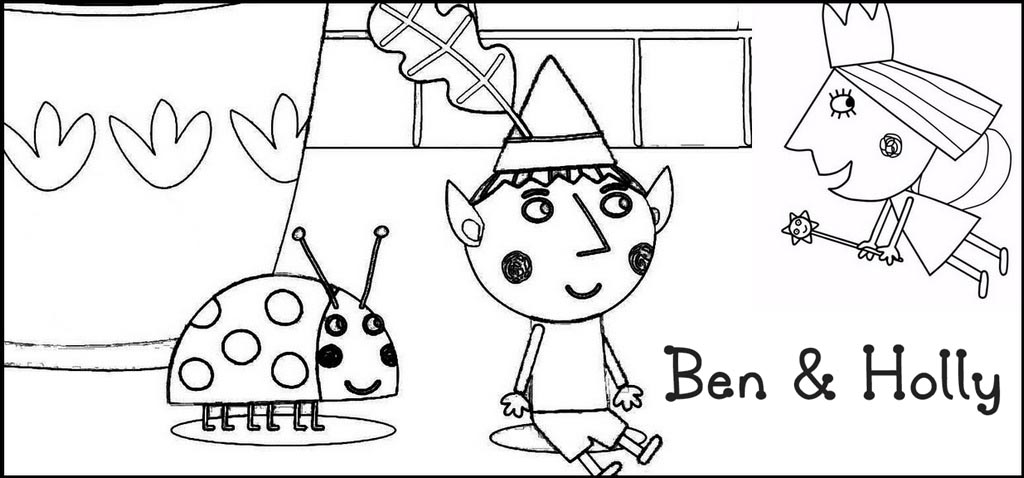 Ben Holly Coloring Pages Coloring Pages