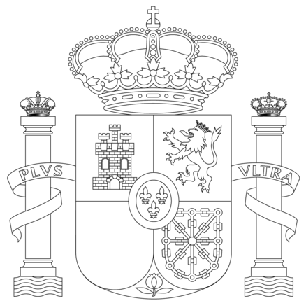 Coat of Arms of Spain Coloring Pages