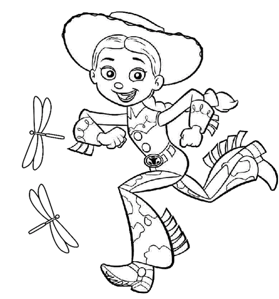 Jessie Toy Story Coloring Page