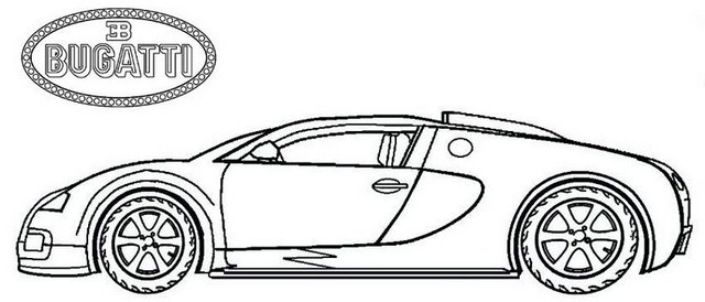 bugatti veyron super sport colouring pages