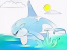 Adorable Killer Whale Coloring Pages for Kids