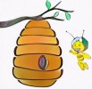 Seven Fun and Cute Beehive Coloring Pages