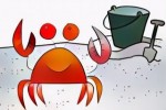 Twelve Cute Crab Coloring Pages for Kids