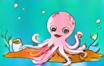 Top Ten Funny Octopus Coloring Pages for Kids