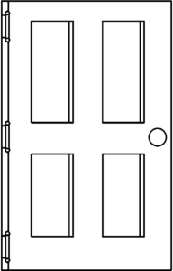 Nine Cozy Door Design Coloring Pages for Inspiration - Coloring Pages