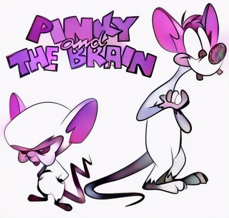 Pinky and the Brain Coloring Work from Arie