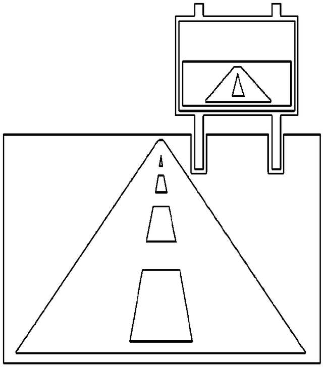 highway sign coloring page of road